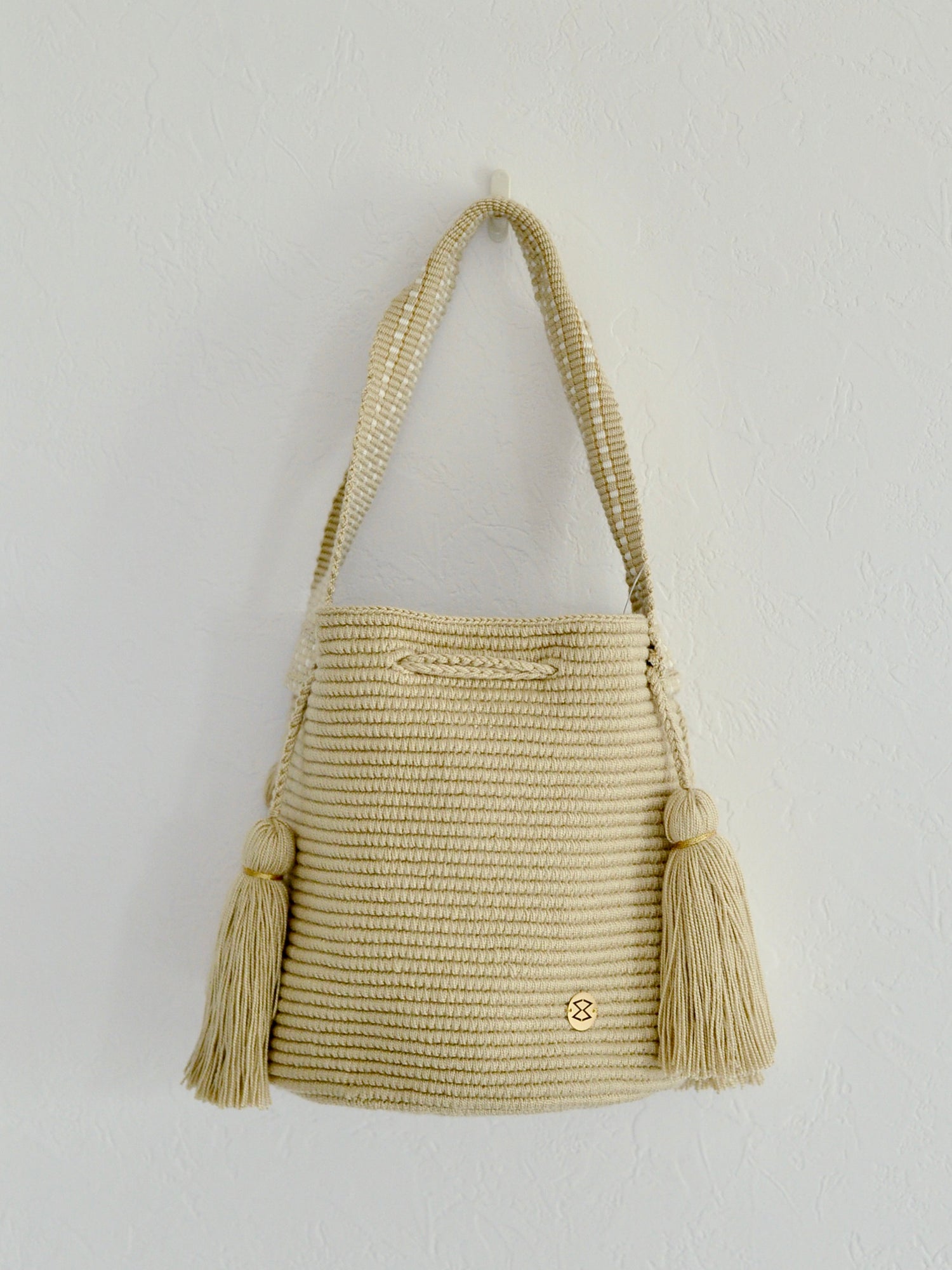 コロンビアのモチーラ 手編みハンドバッグミニ