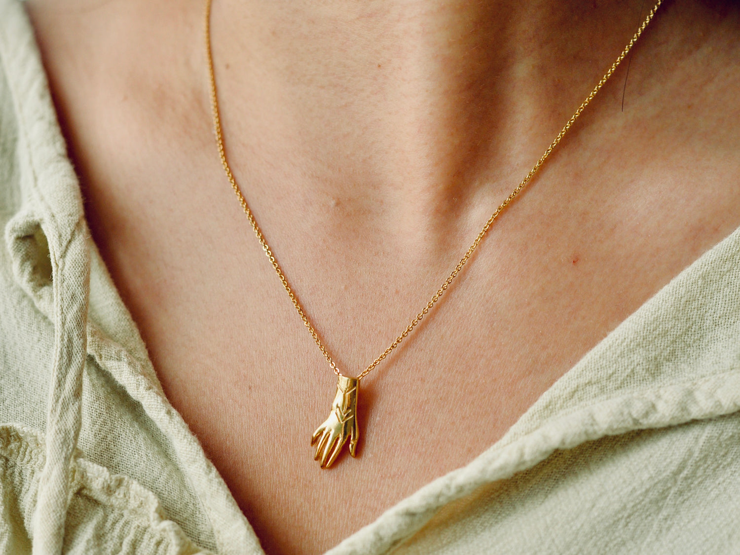Handネックレス Gold