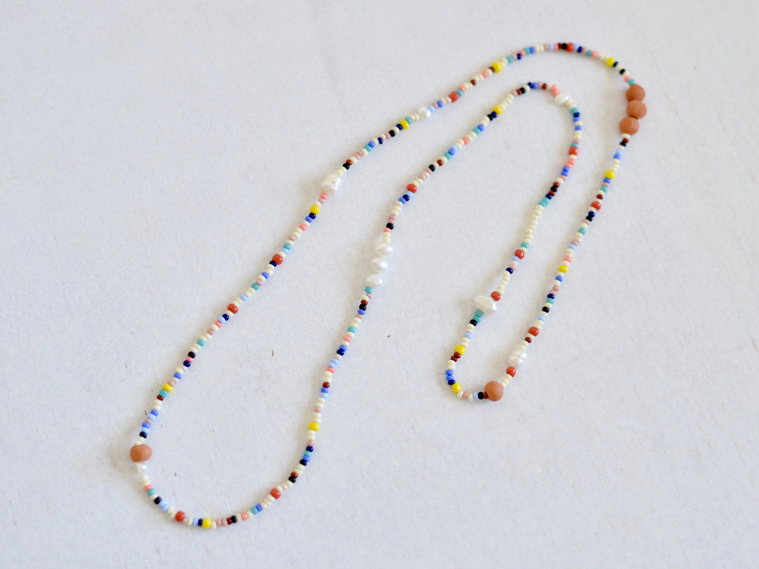 Sezi ロングビーズネックレス