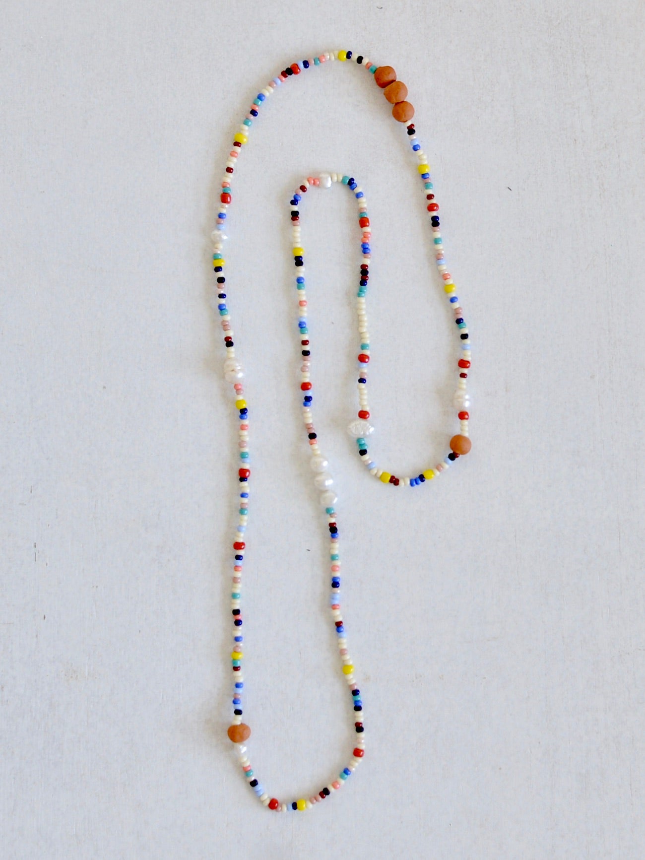 Sezi ロングビーズネックレス