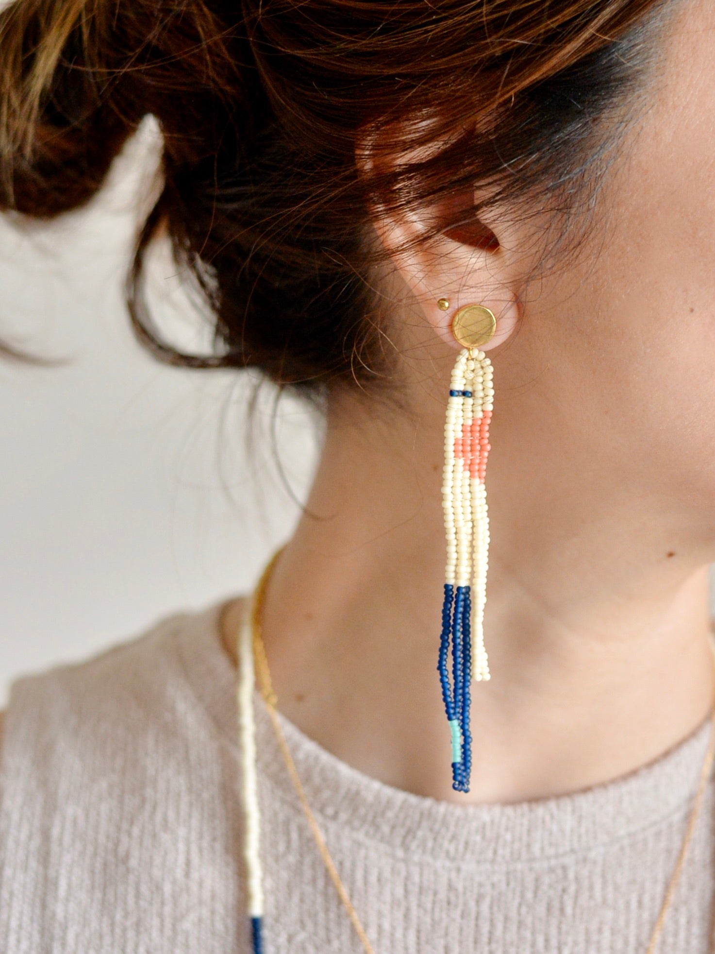 Horizon ビーズピアス