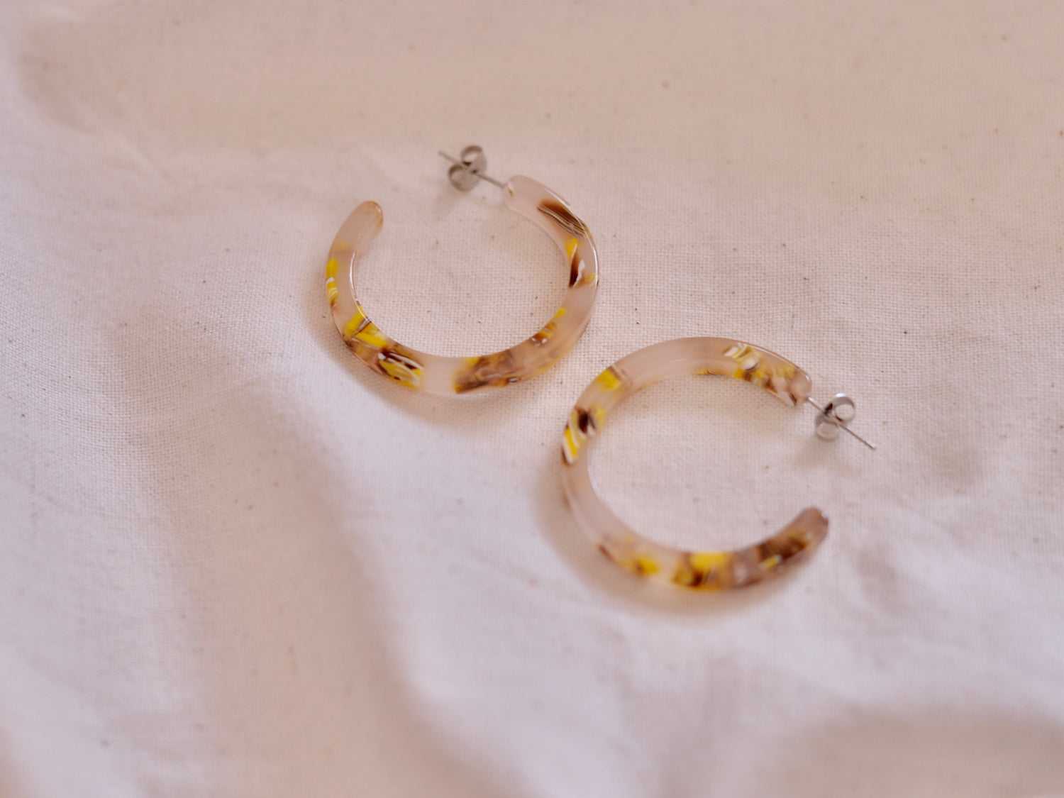 지속 가능한 후프 귀걸이 Sun