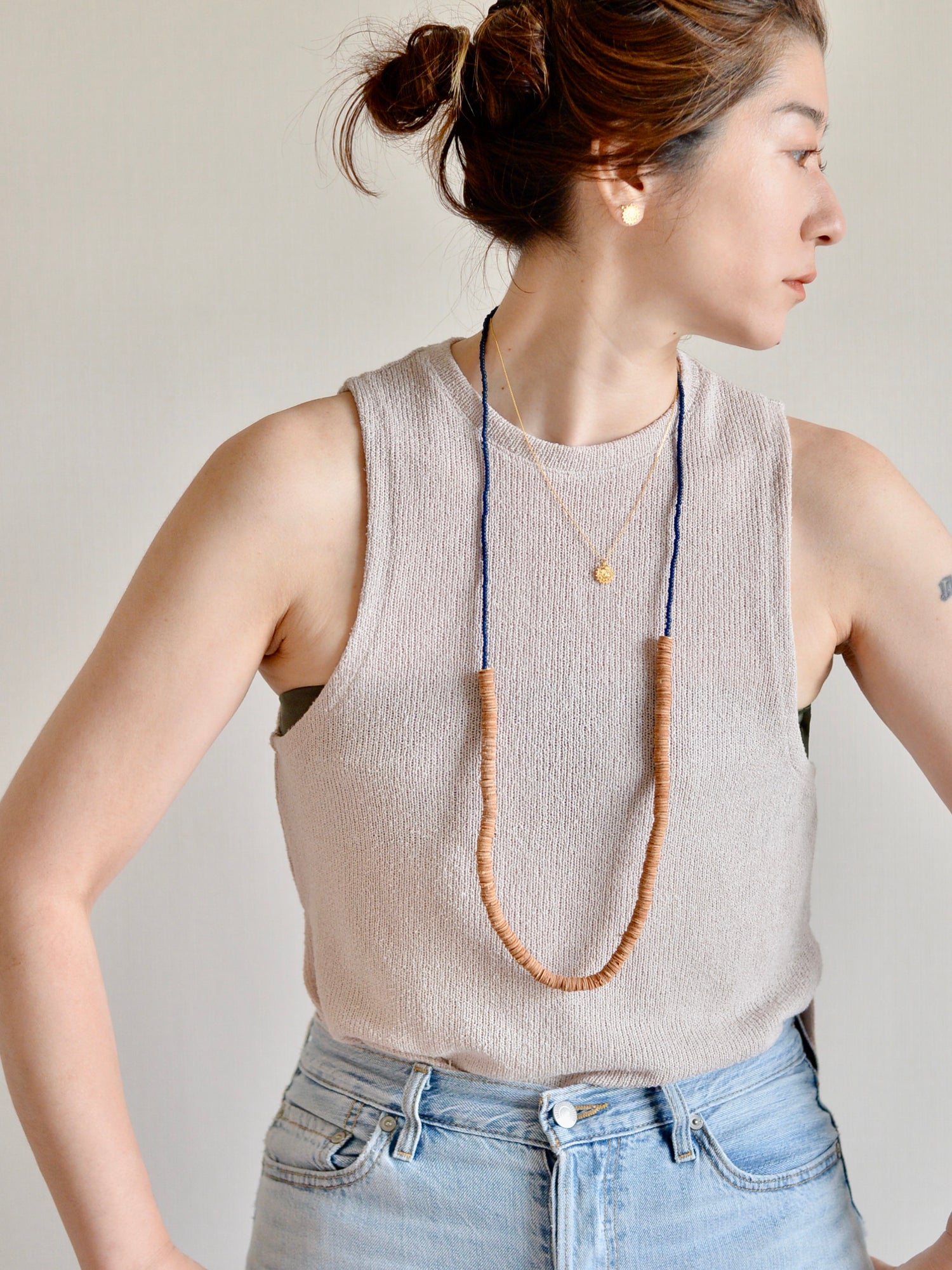 Traveler’s アップサイクル ロングネックレス