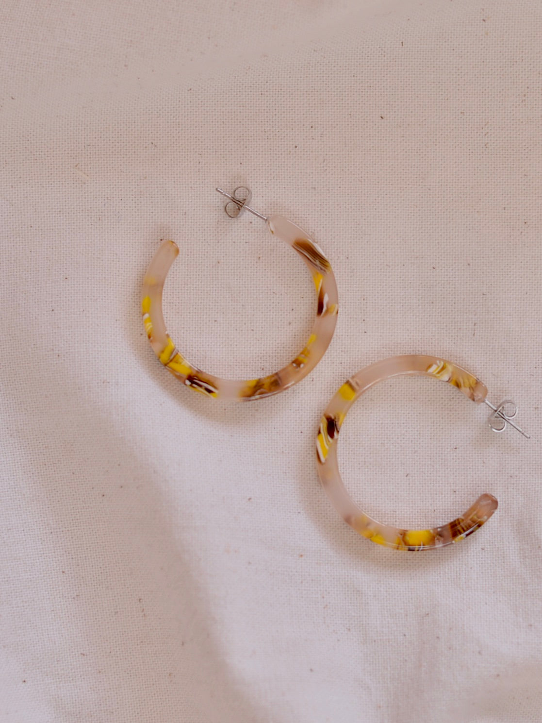 지속 가능한 후프 귀걸이 Sun