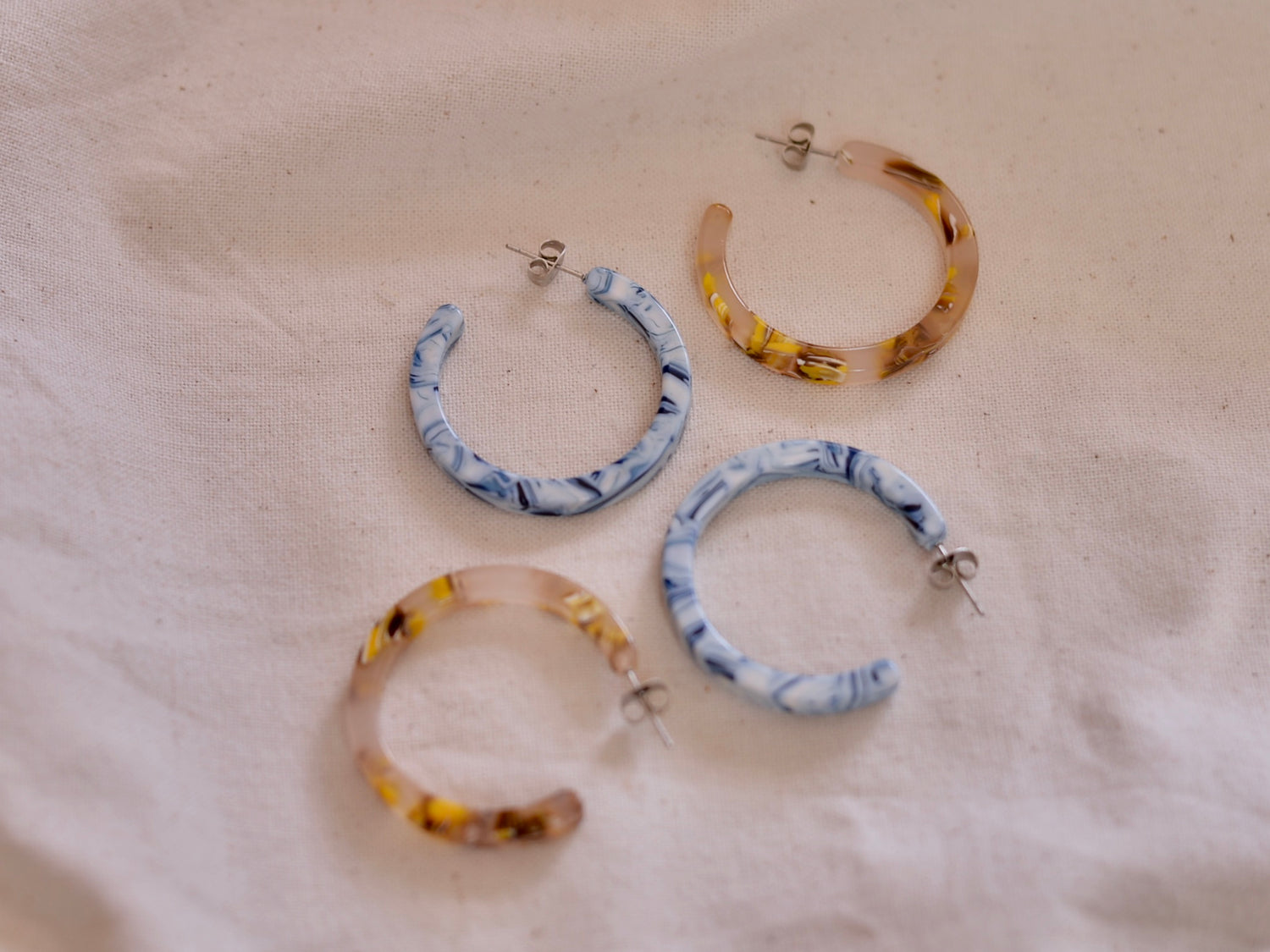 지속 가능한 후프 귀걸이 Sun