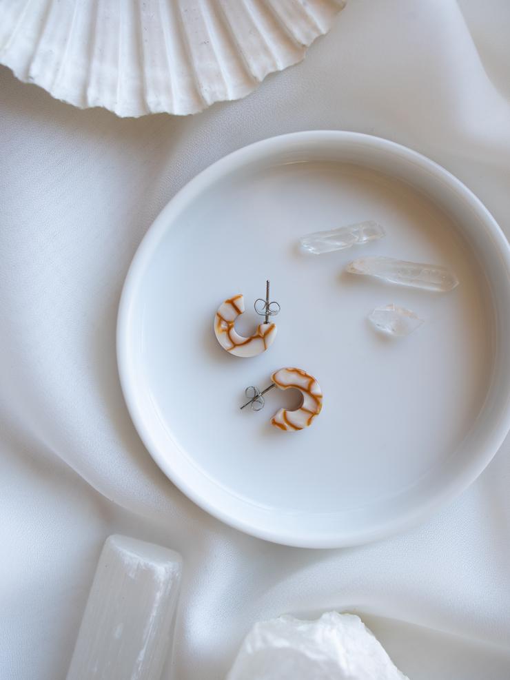 サスティナブル フープピアス MINI Dandelion