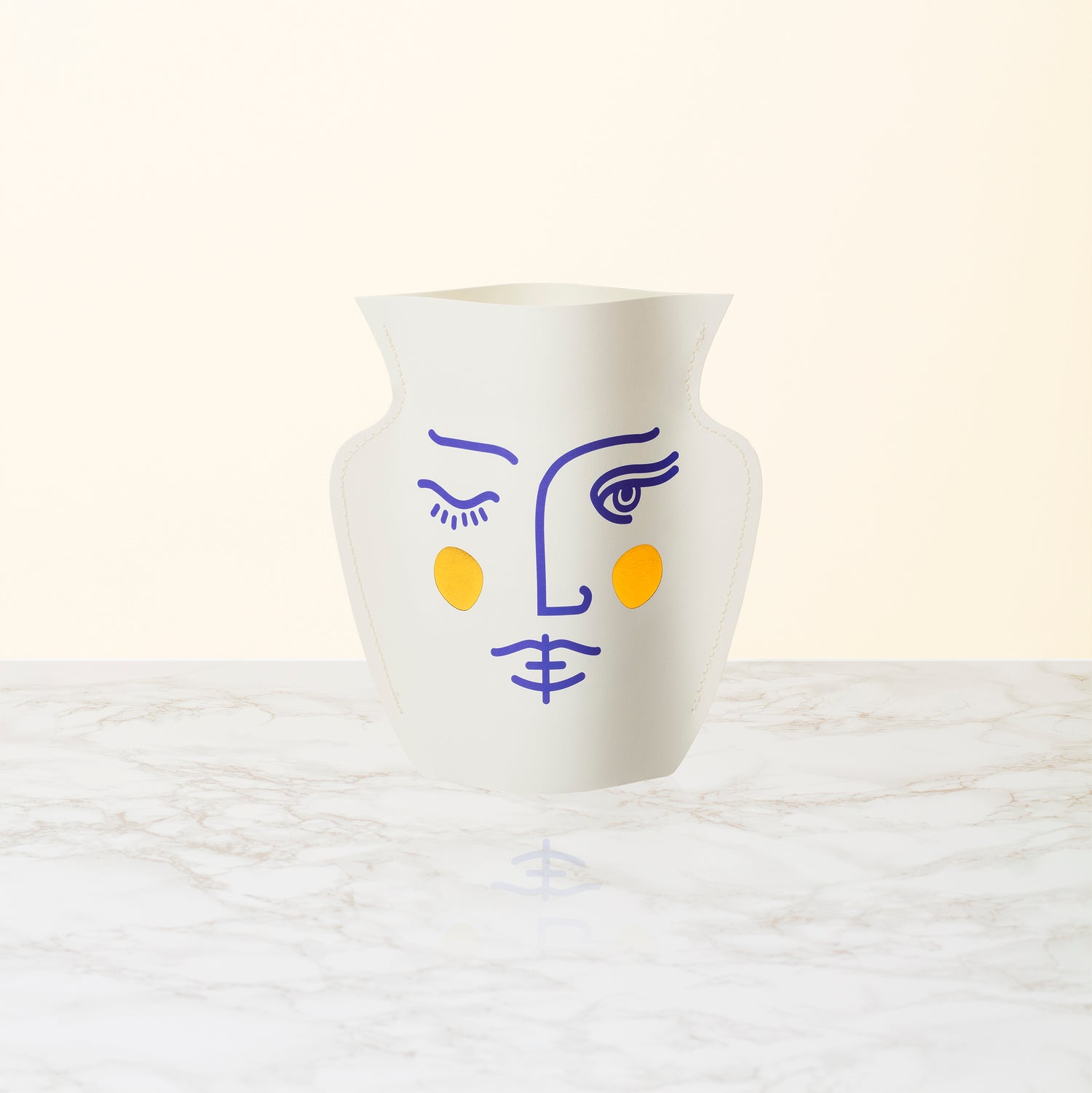 ミニペーパーフラワーベースカバー&レターセット JANUS