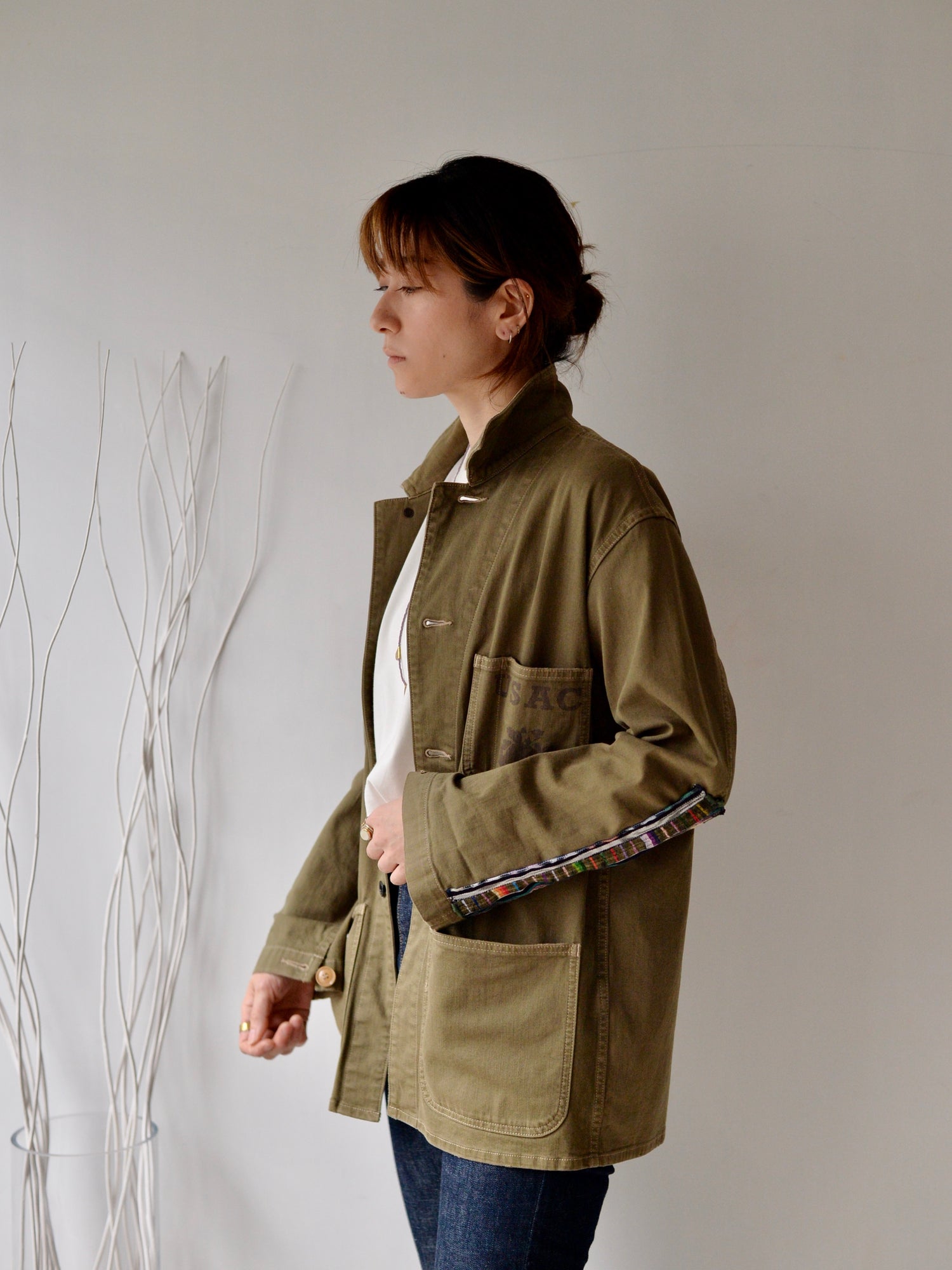 アップサイクル グアテマラ ミリタリージャケット