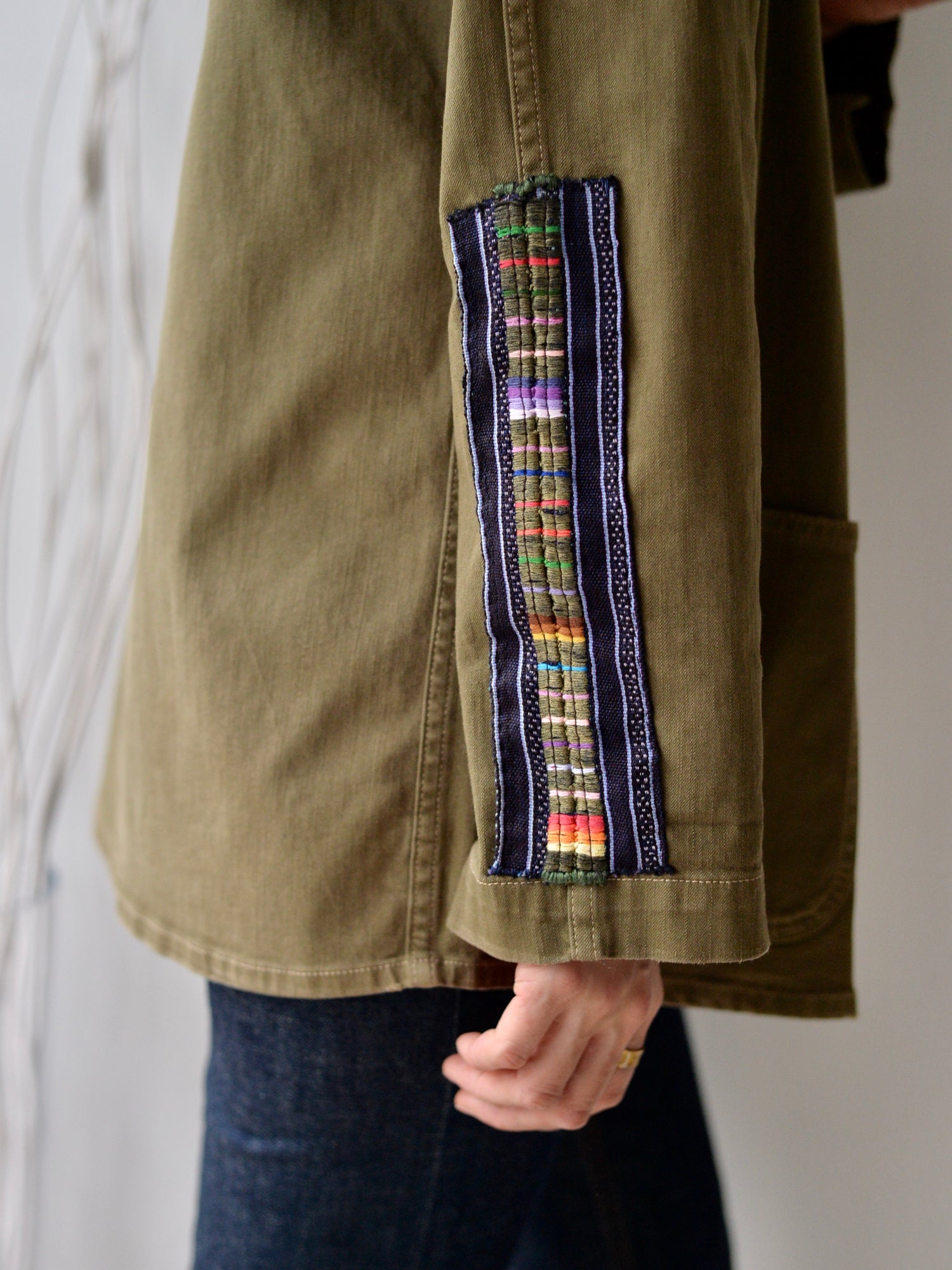 アップサイクル グアテマラ ミリタリージャケット