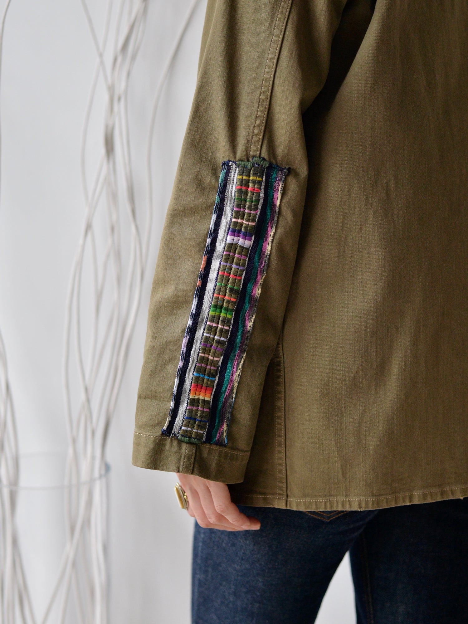 アップサイクル グアテマラ ミリタリージャケット