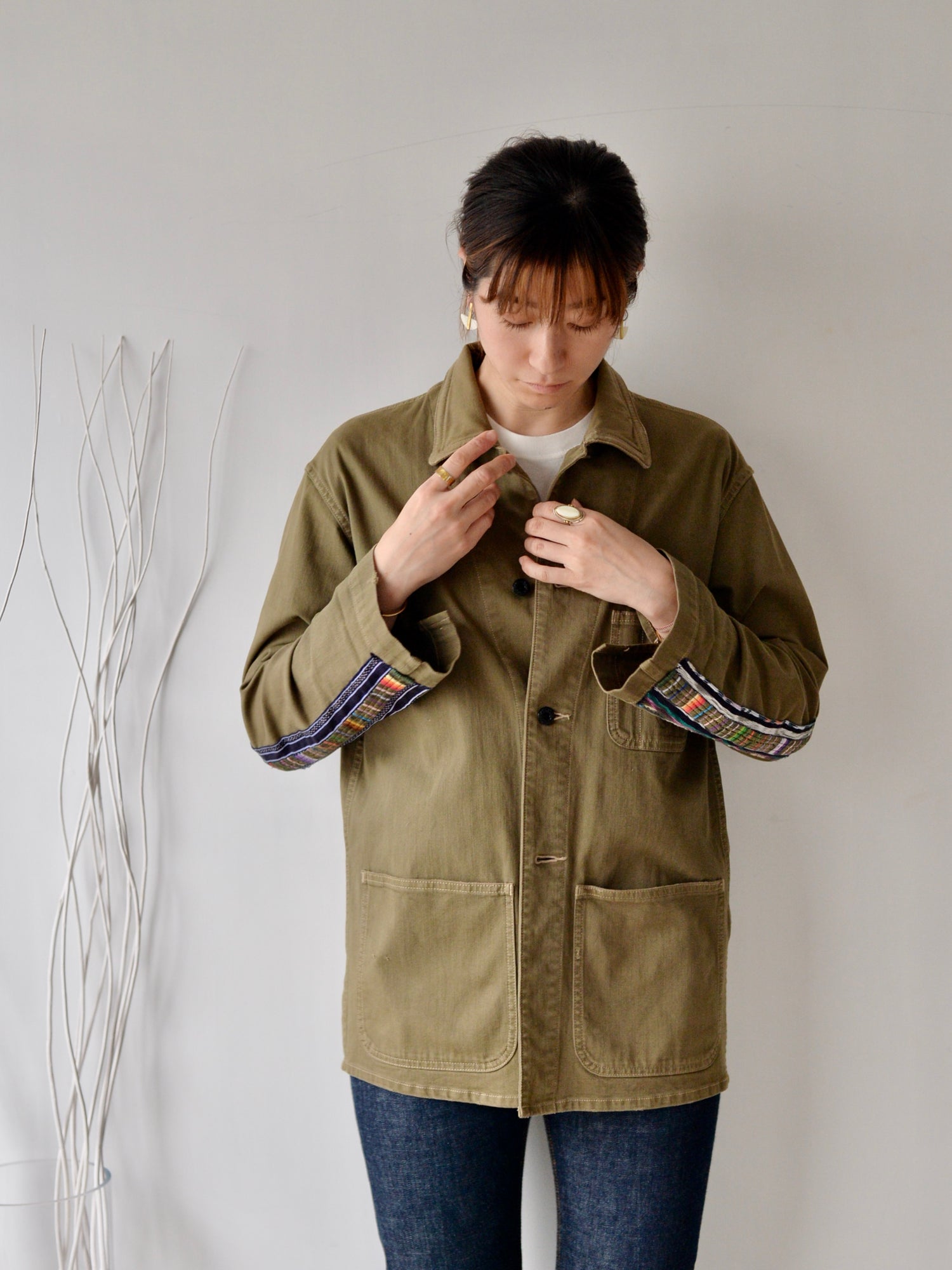 アップサイクル グアテマラ ミリタリージャケット