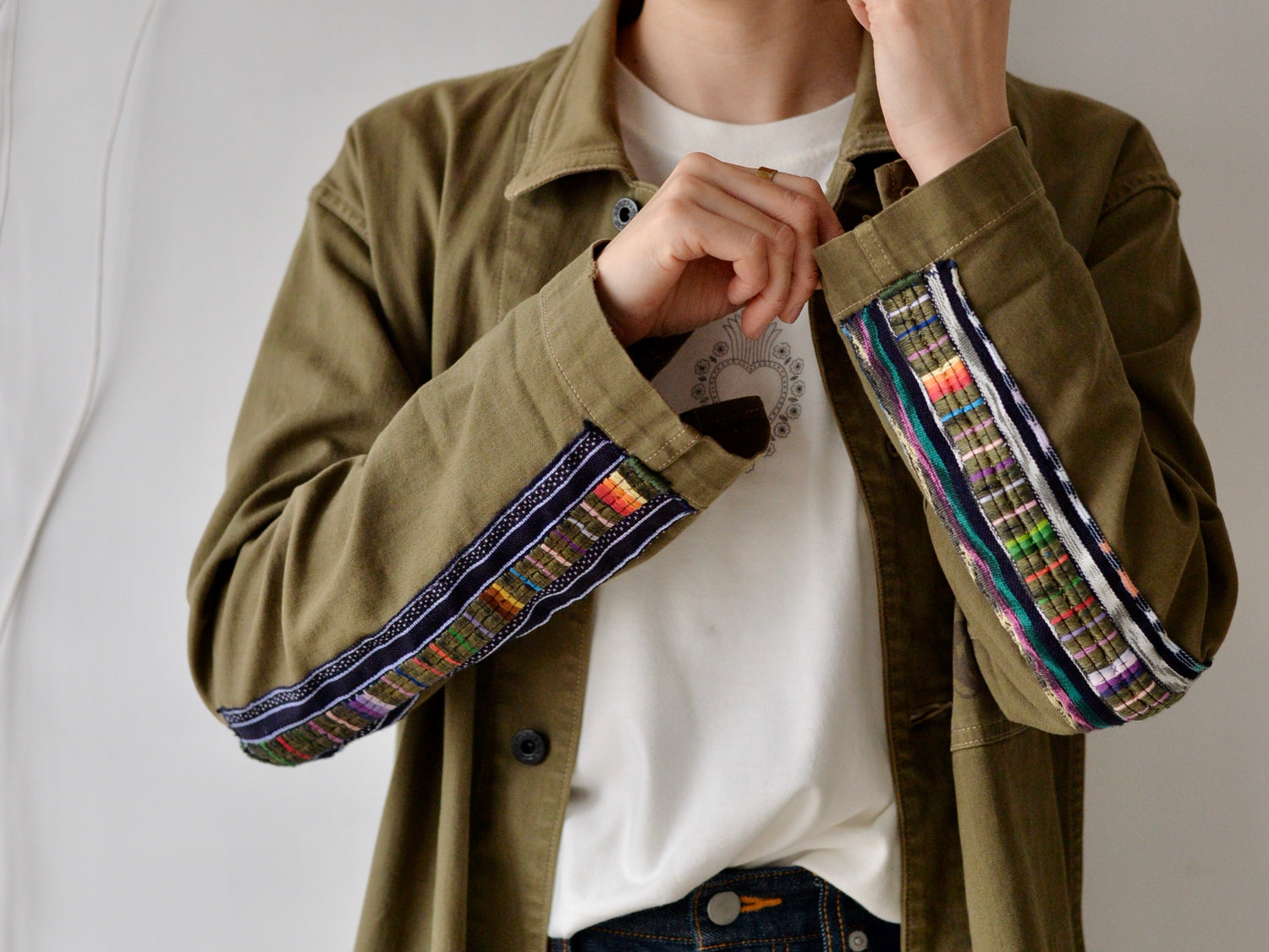 アップサイクル グアテマラ ミリタリージャケット