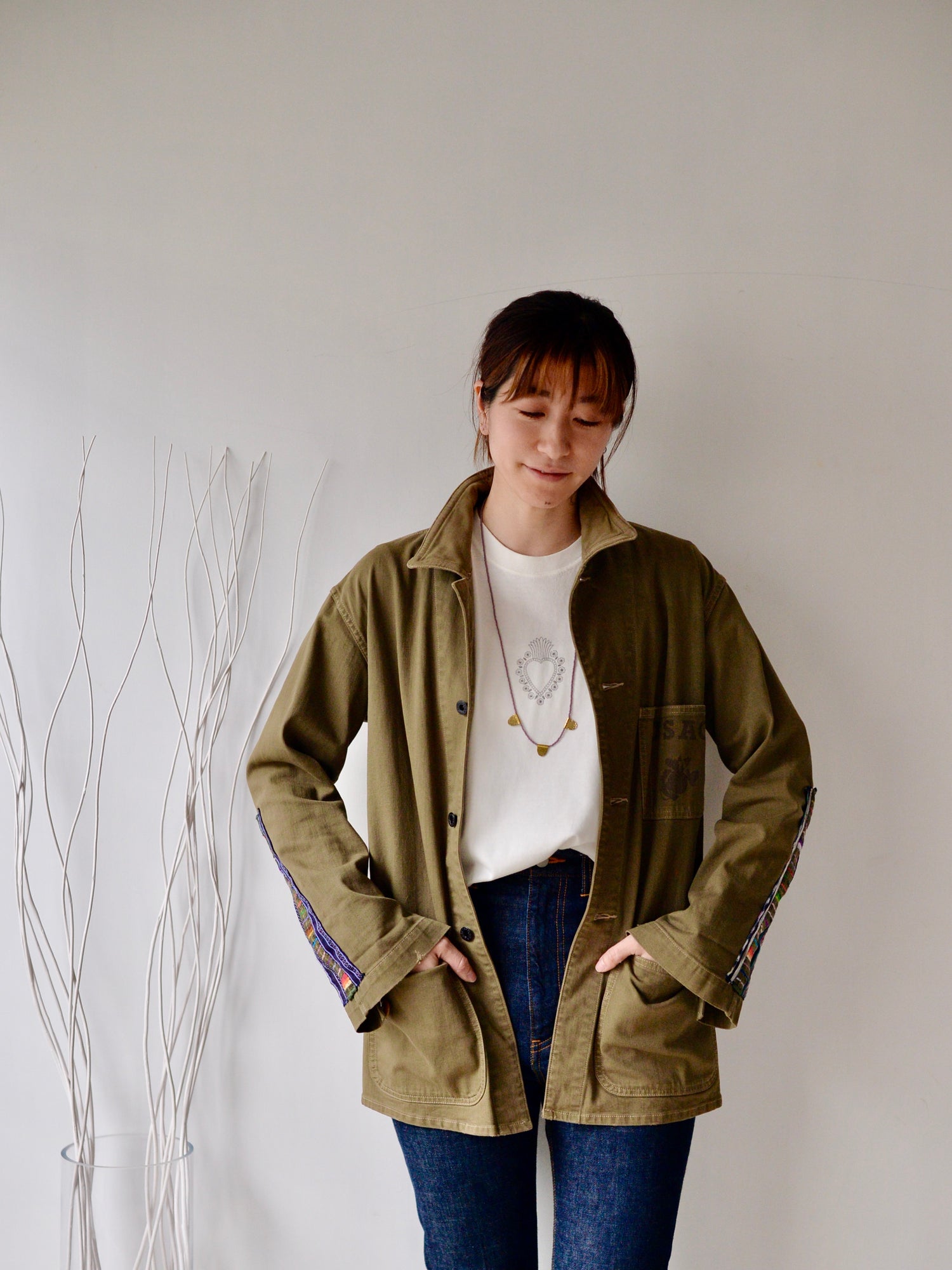 アップサイクル グアテマラ ミリタリージャケット