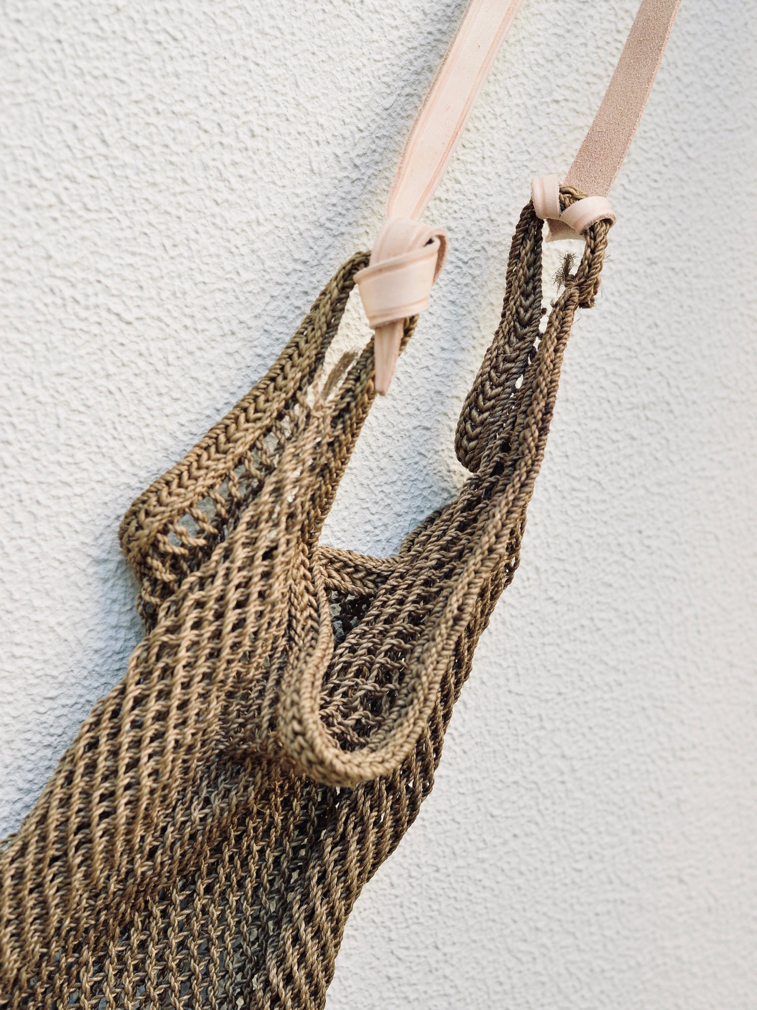 メキシコ マゲイネットバッグ カーキ