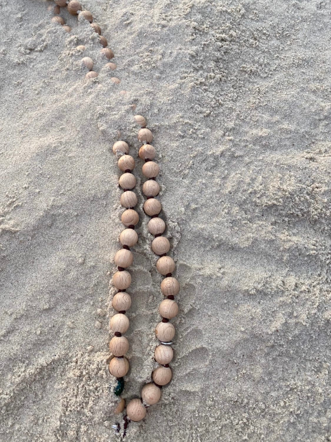 【再入荷予定】upbeads アップビーズ スマホショルダー 携帯ストラップ ウッドブラウン