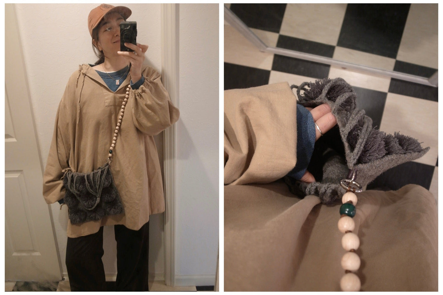 ハンモックバッグのショルダーオプションをはじめます