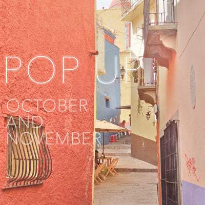 POP UP schedule [October/November]