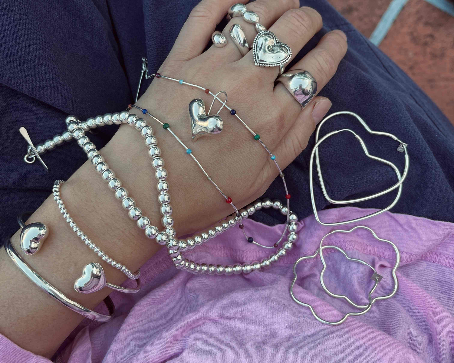 -Instagram live-買い付け中のメキシカンシルバーの一部をご紹介しました