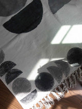 과테말라의 손으로 짠 러그 코튼 