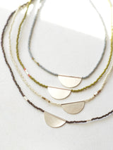 シルバー ビーズネックレス