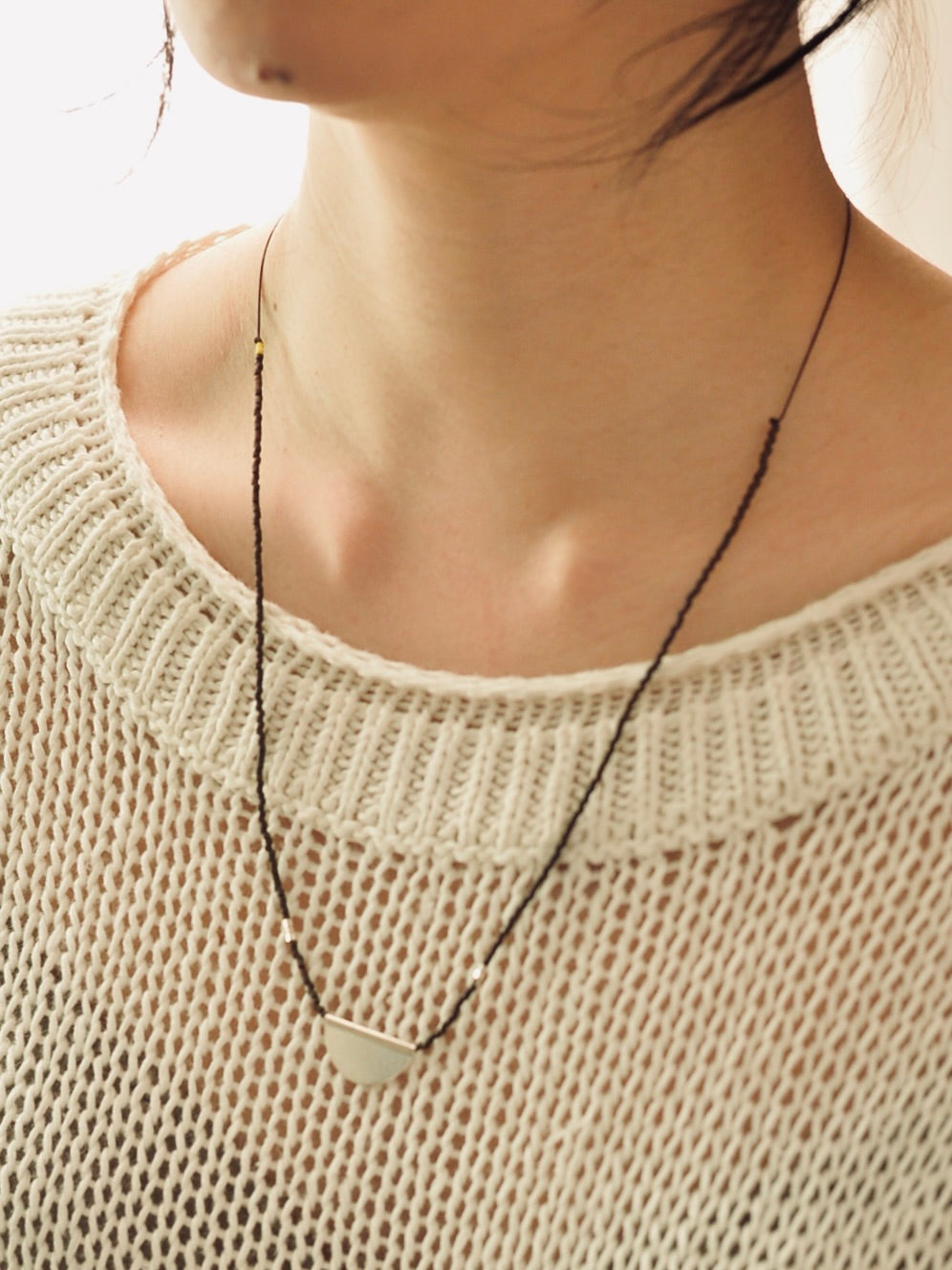 シルバー ビーズネックレス – NOZZI BAZZAR