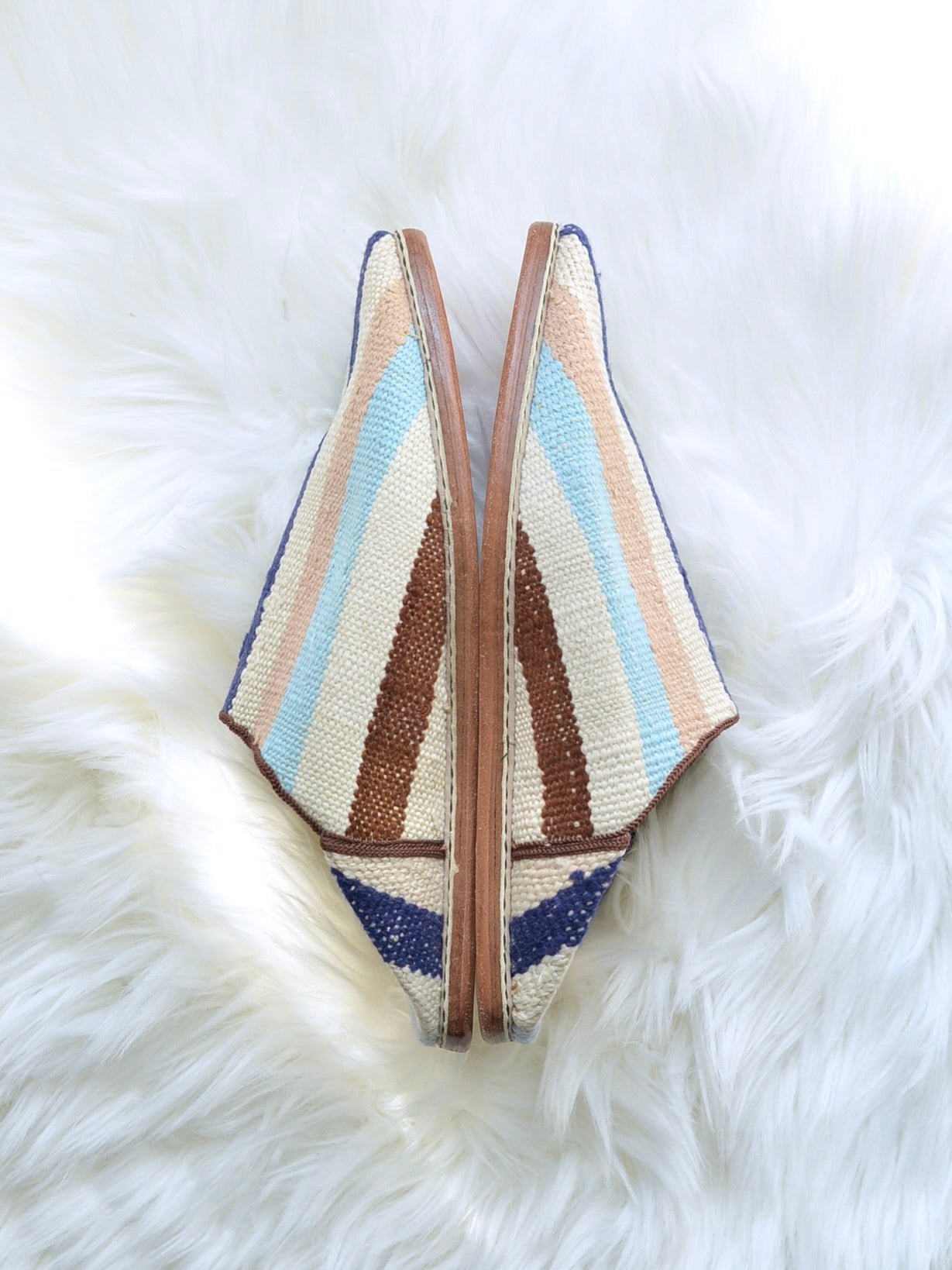 ヴィンテージHIKE 外履きバブーシュ（約23.5～24cm)