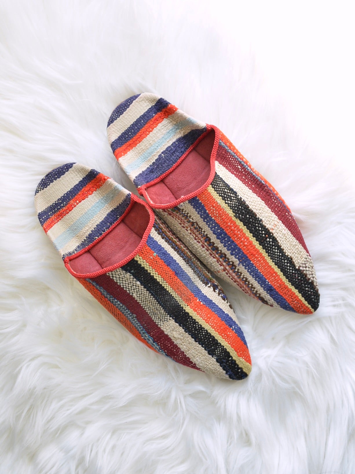 ヴィンテージHIKE 外履きバブーシュ（約23.5～24cm)