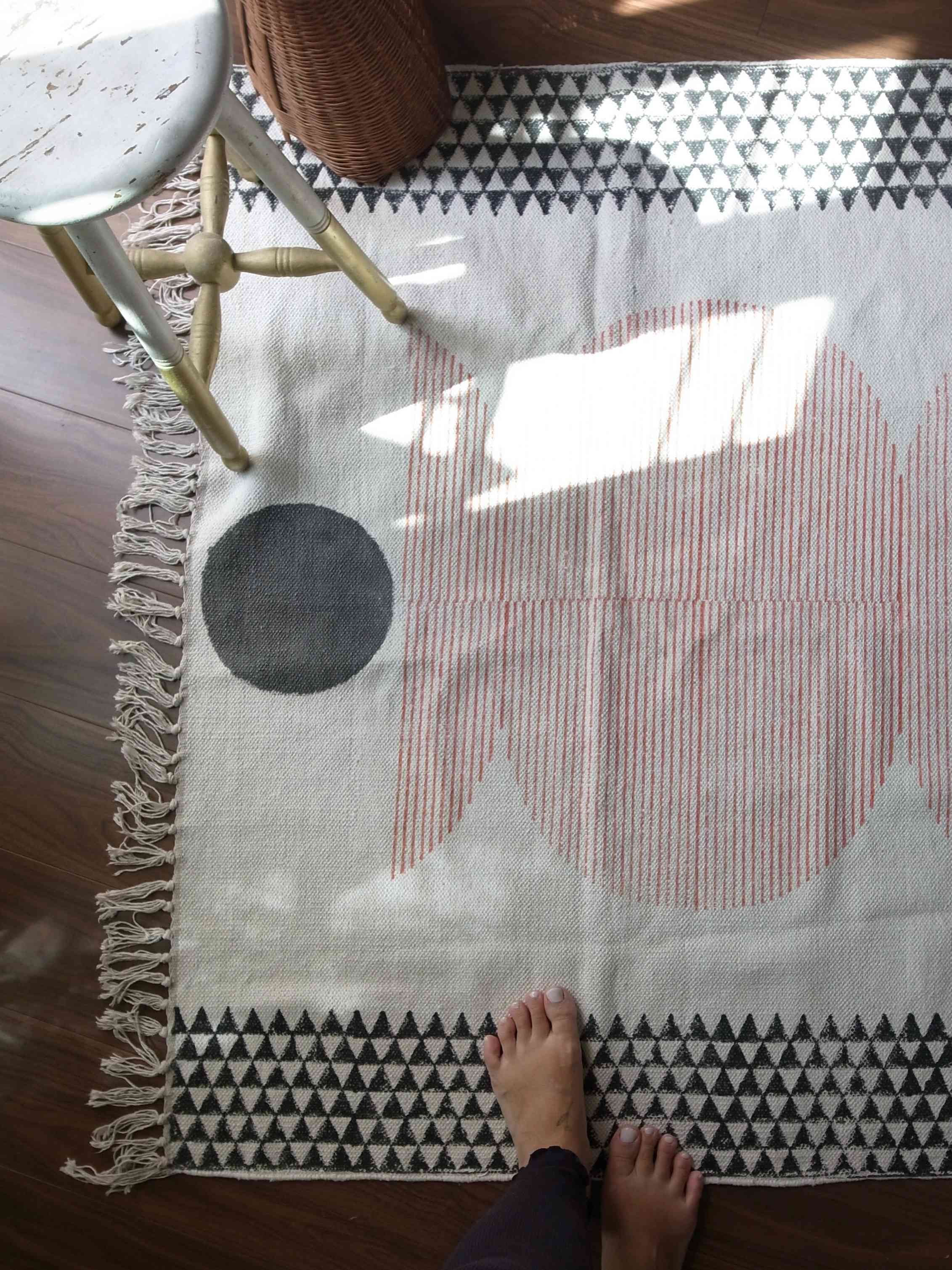 ハンドブロックプリント コットンラグ – NOZZI BAZZAR