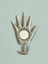 メキシコ ブリキ 壁掛けミラー オハラタ