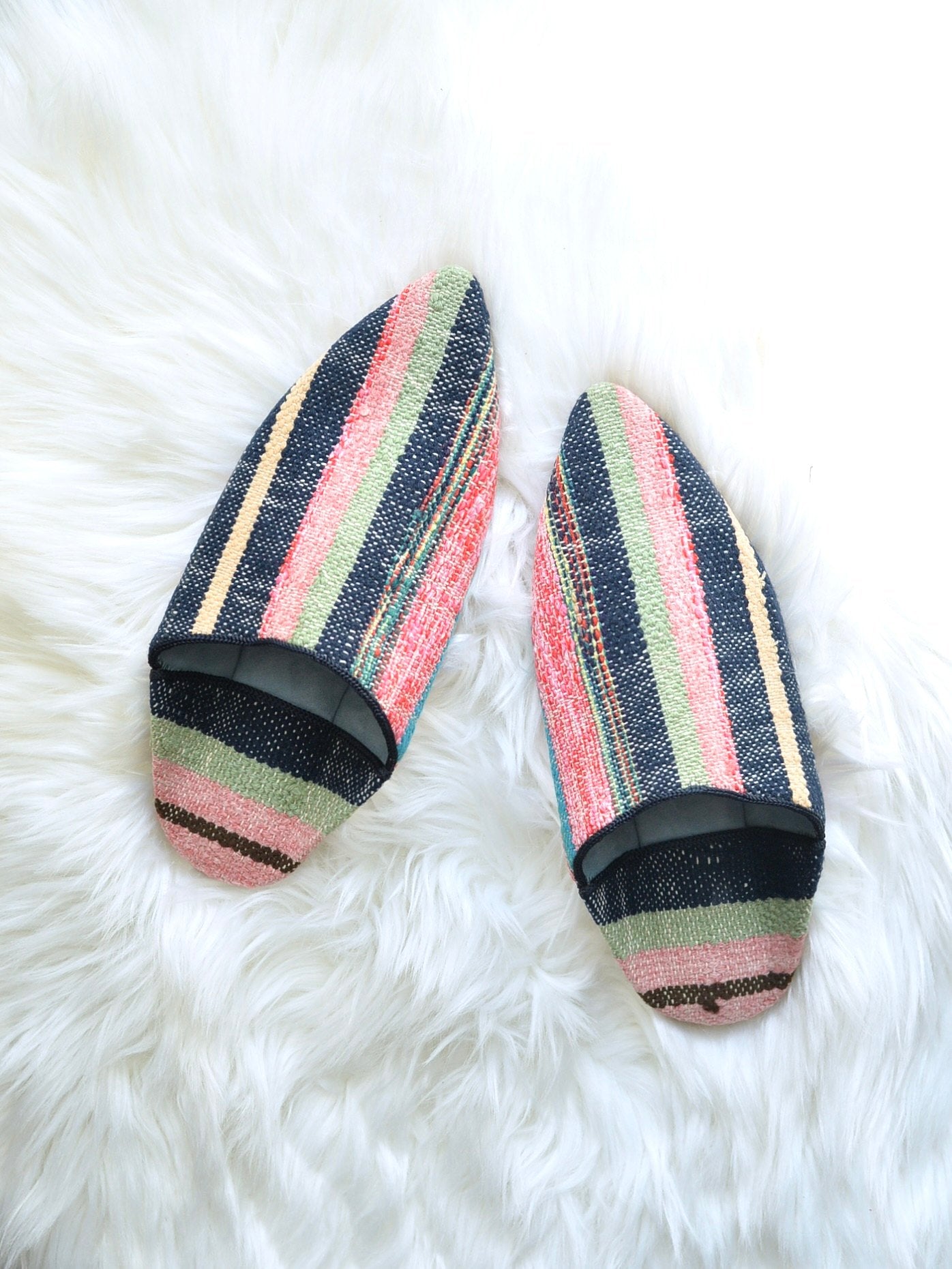 ヴィンテージHIKE 外履きバブーシュ（約23.5～24cm)