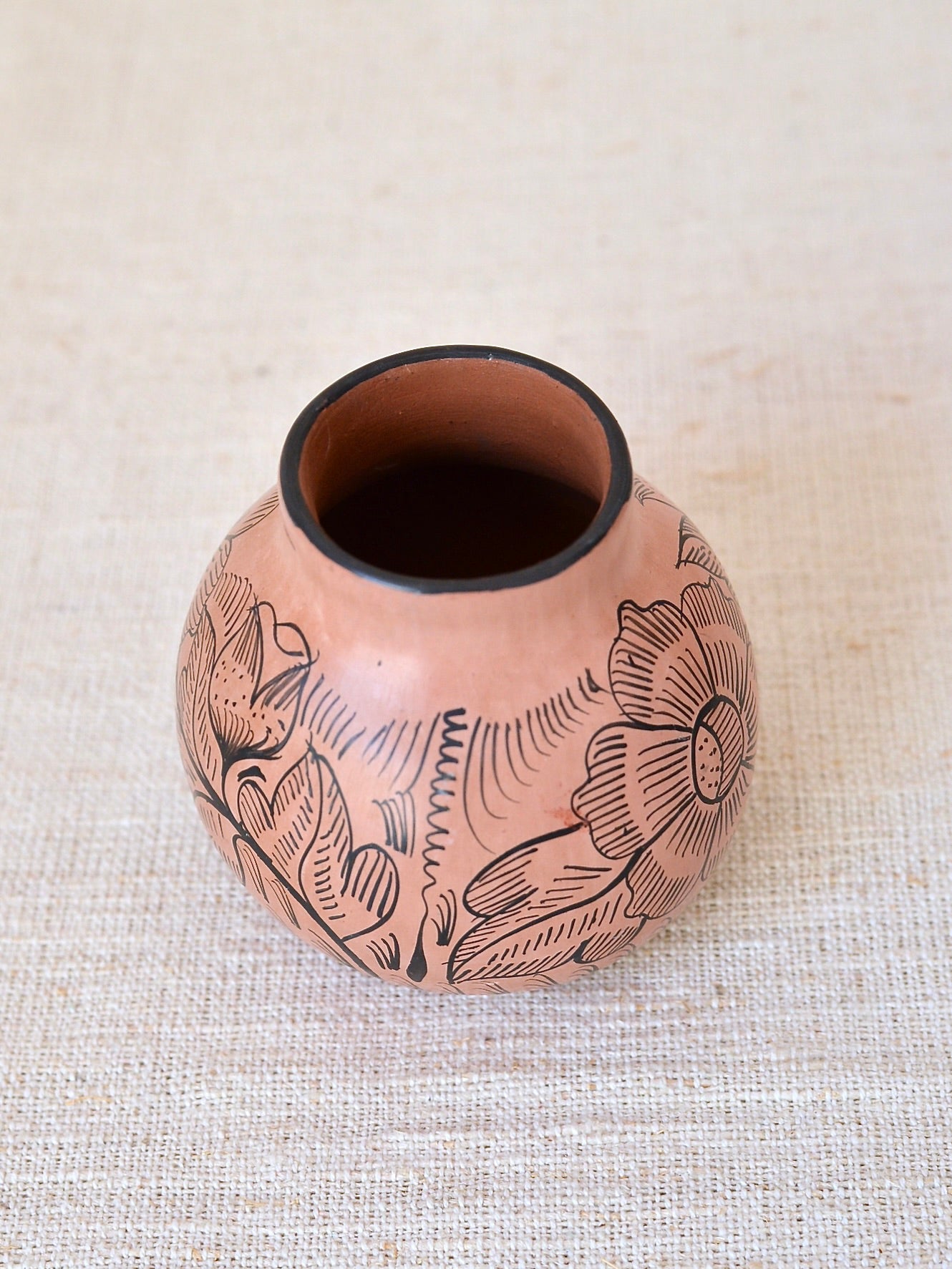 メキシコ 壺 フラワーベース