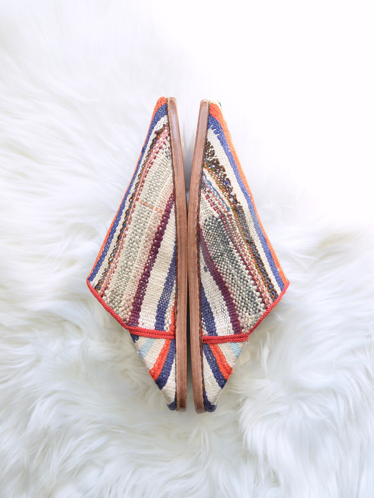 ヴィンテージHIKE 外履きバブーシュ（約23.5～24cm)