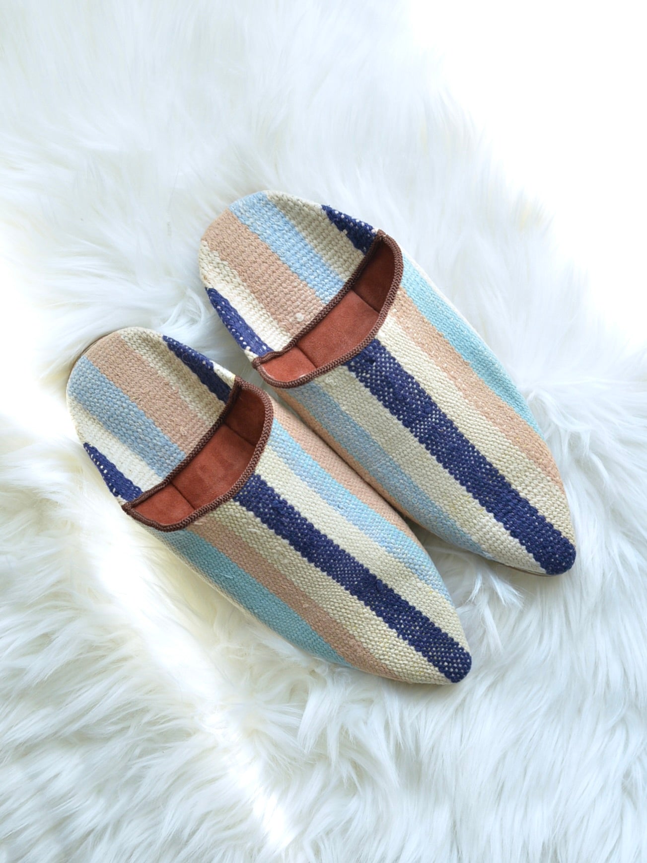 ヴィンテージHIKE 外履きバブーシュ（約23.5～24cm)