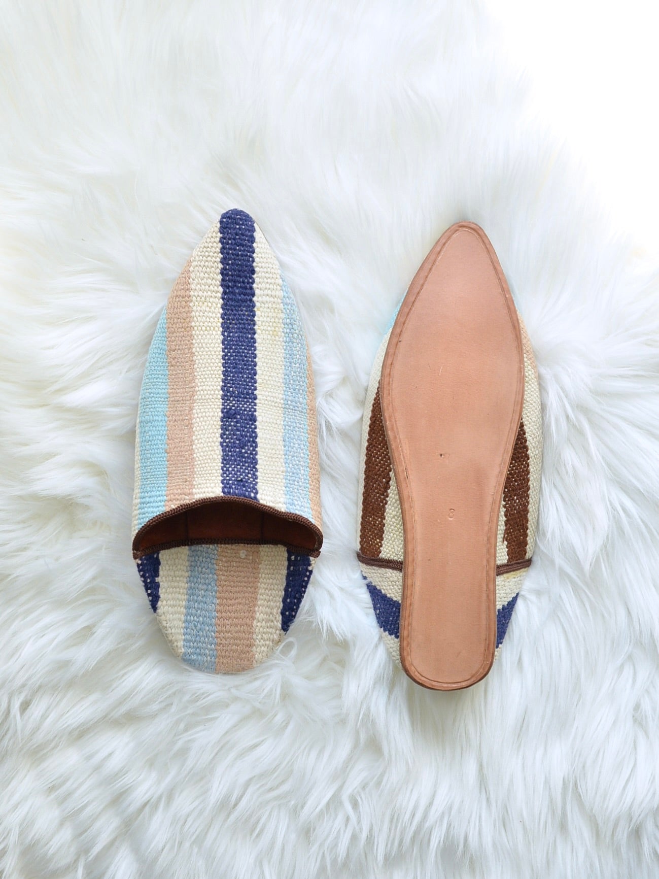 ヴィンテージHIKE 外履きバブーシュ（約23.5～24cm)