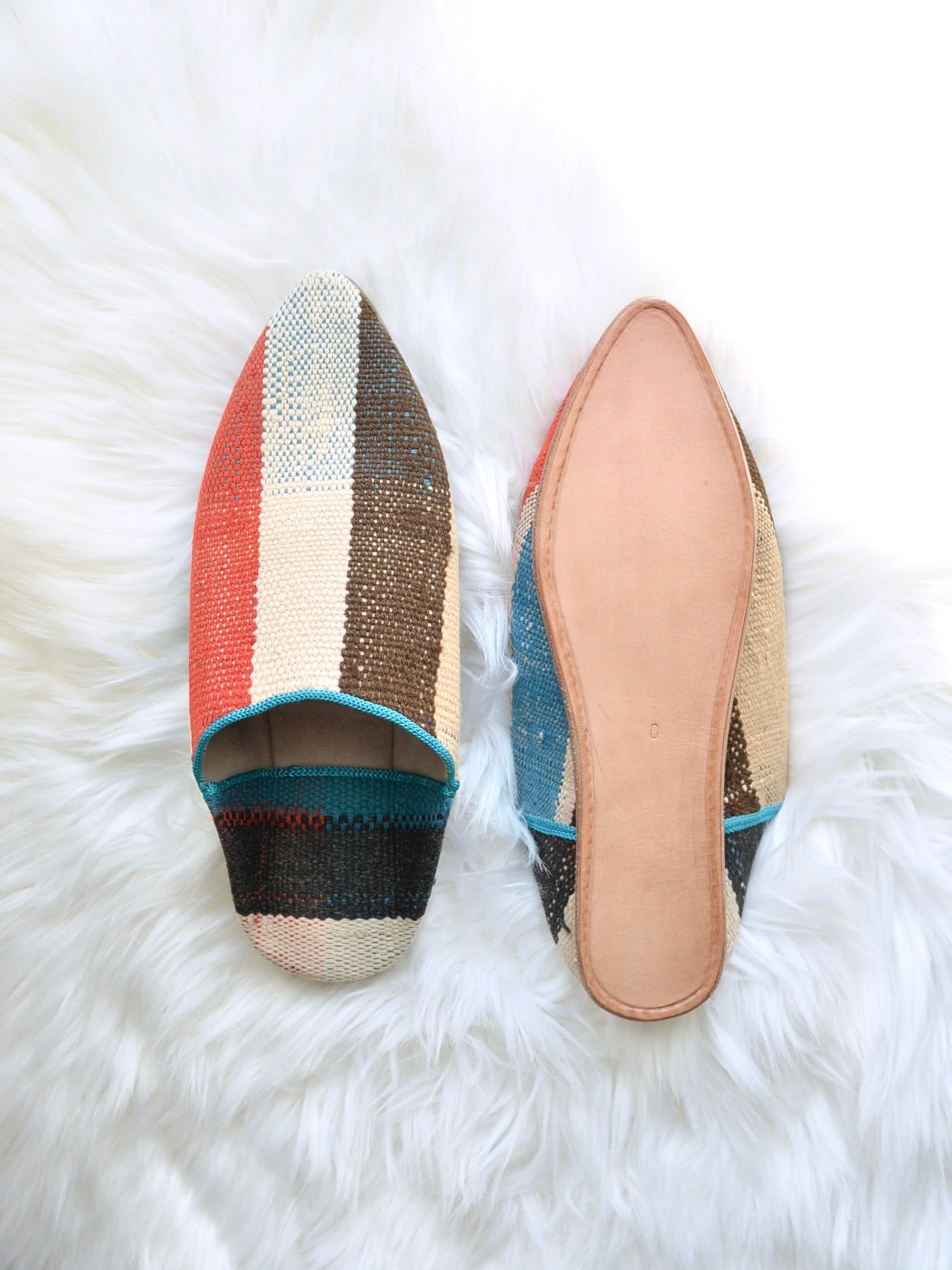 ヴィンテージHIKE 外履きバブーシュ（約24.5cm)