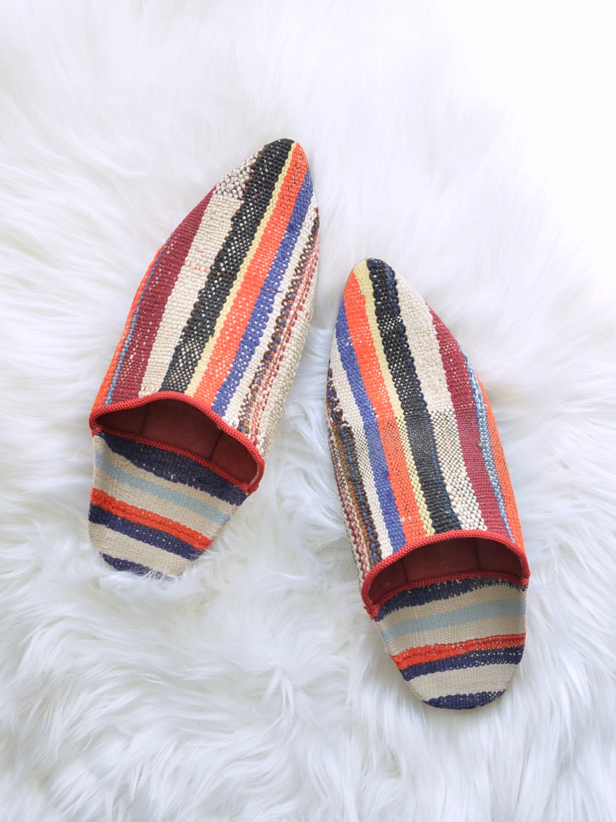 ヴィンテージHIKE 外履きバブーシュ（約23.5～24cm)