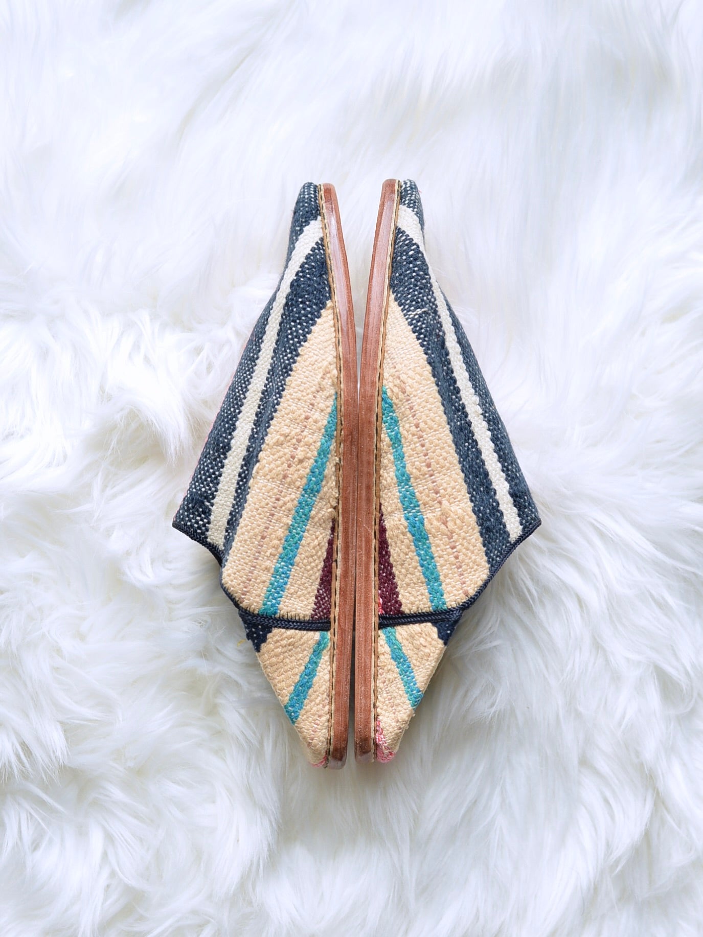 ヴィンテージHIKE 外履きバブーシュ（約23.5～24cm)