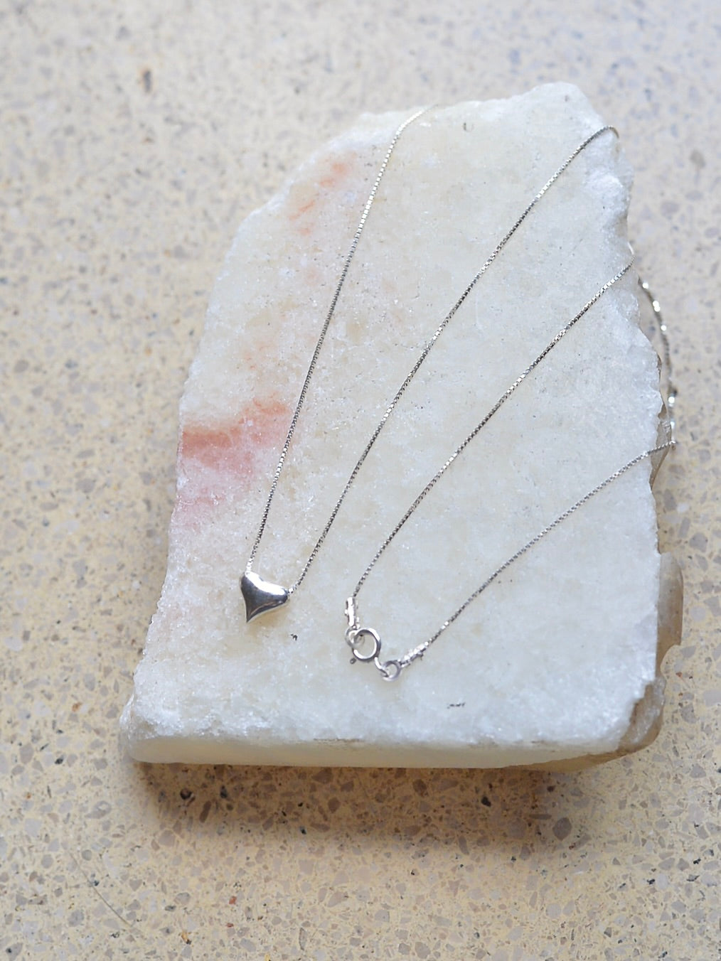 【1月下旬頃発送予定】Mexican Silver925 ハートネックレス S/M