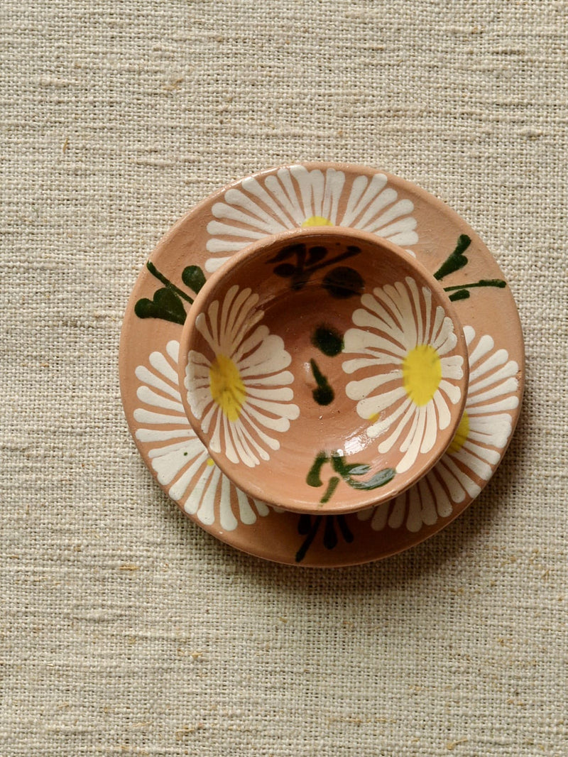 メキシコ  花皿 2枚セット