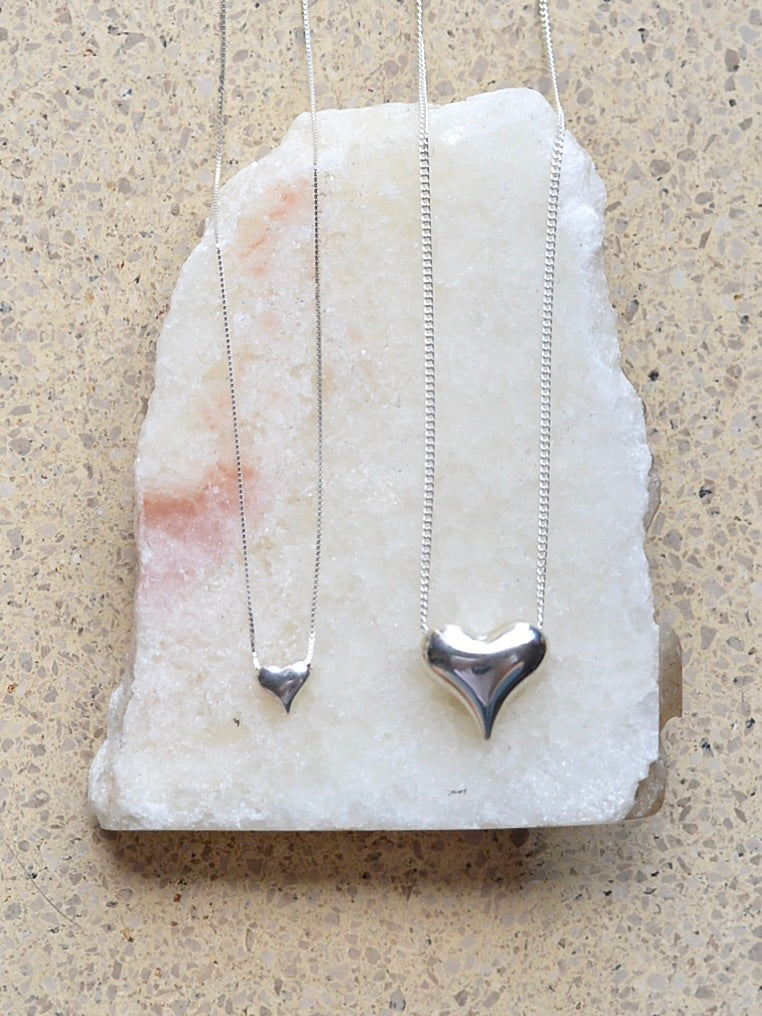 【1月下旬頃発送予定】Mexican Silver925 ハートネックレス S/M