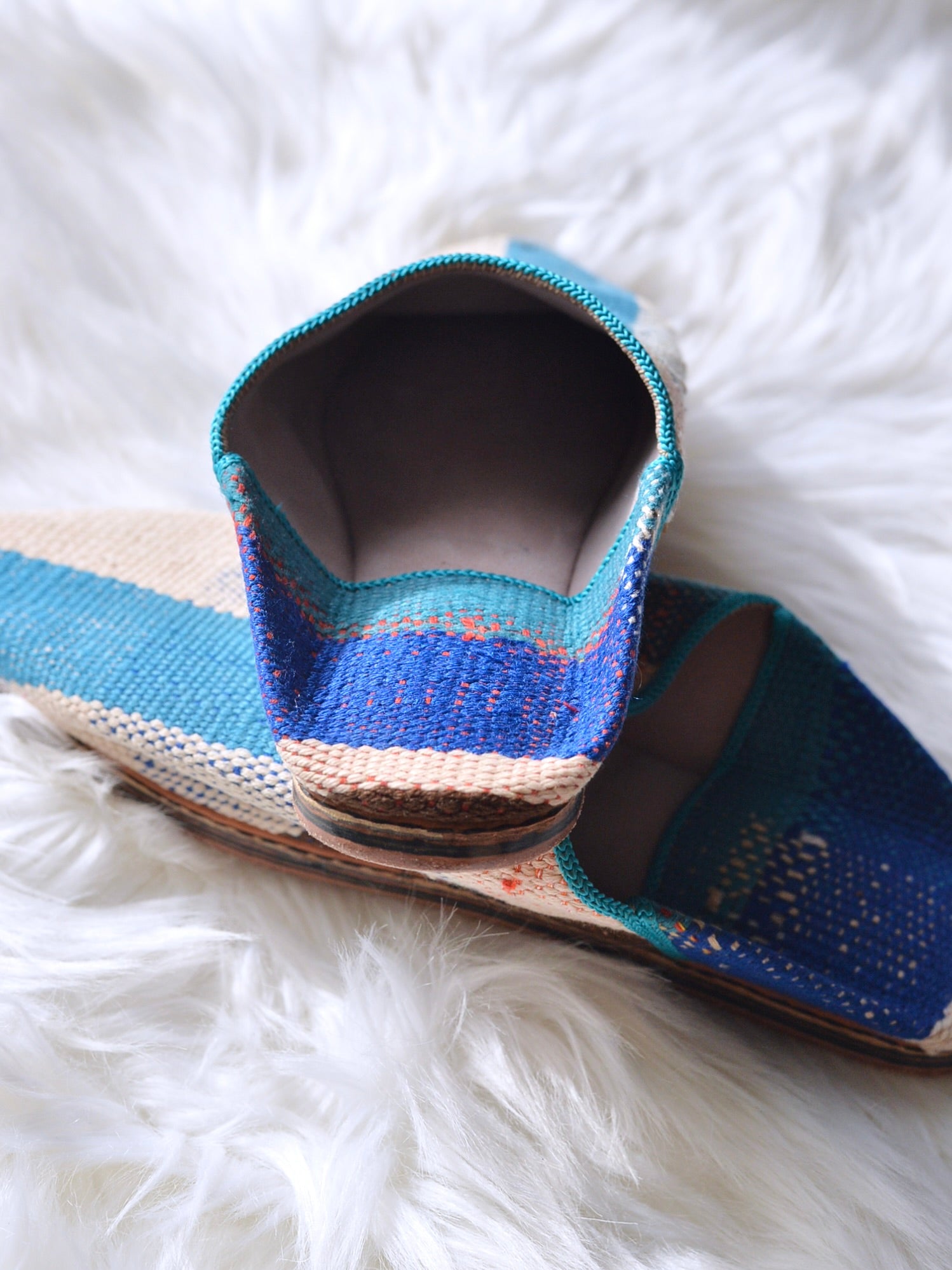 ヴィンテージHIKE 外履きバブーシュ（約24.5cm)