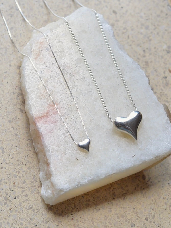 【1月下旬頃発送予定】Mexican Silver925 ハートネックレス S/M