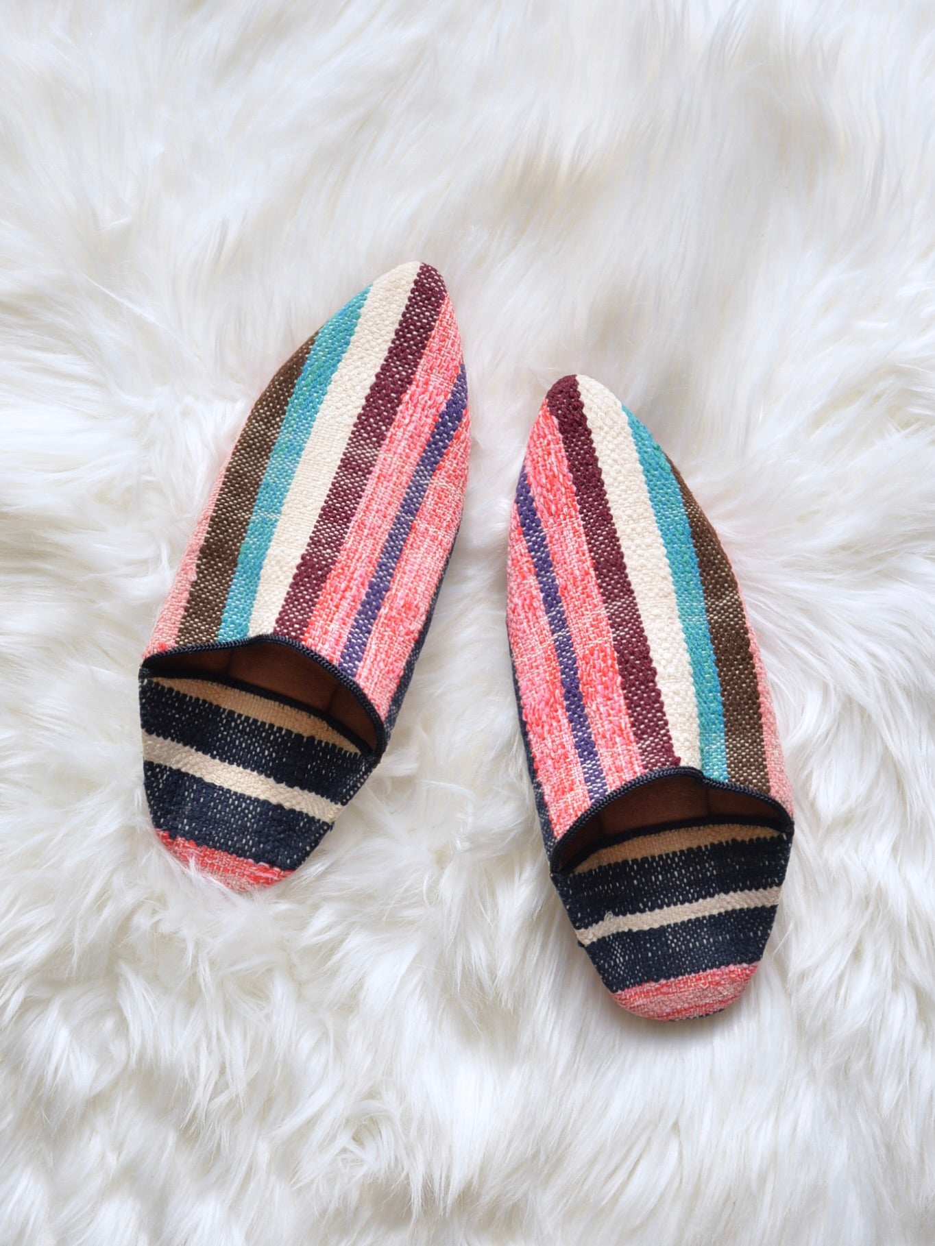 ヴィンテージHIKE 外履きバブーシュ（約24cm)