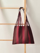 メキシコ ハンモックバッグ  レザーハンドル