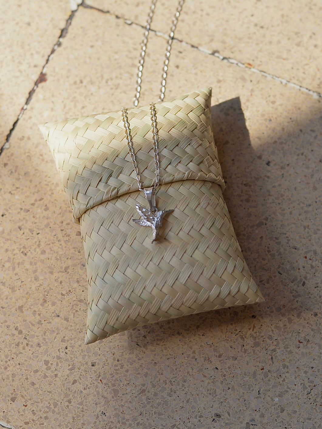 【1/22頃発送予定】Mexican Silver925 ハチドリ チャームネックレス