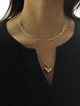 Mexican Silver925 ハートネックレス