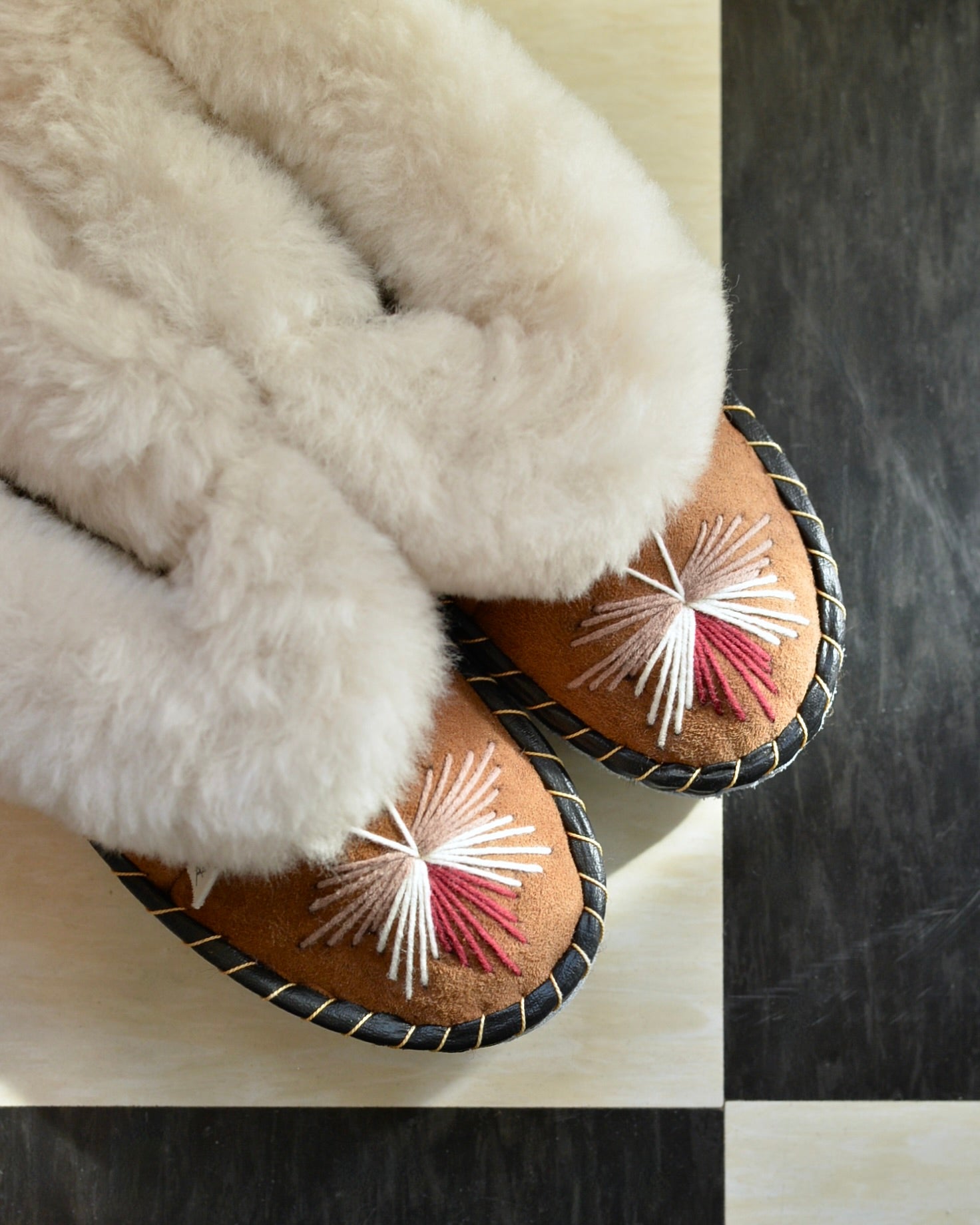 シープスキン ルームシューズ