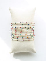 Mexican Silver925 天然石 ビーズブレスレット