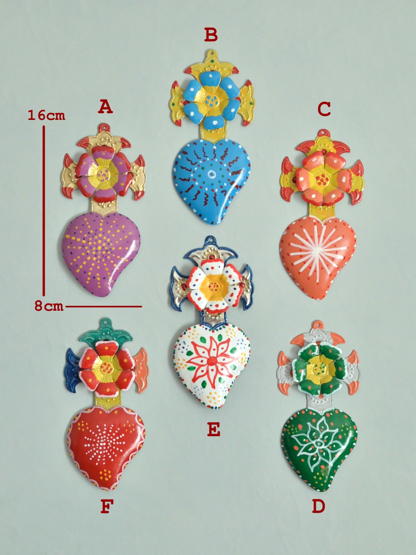 メキシコ ブリキ 壁掛けオーナメント オハラタ