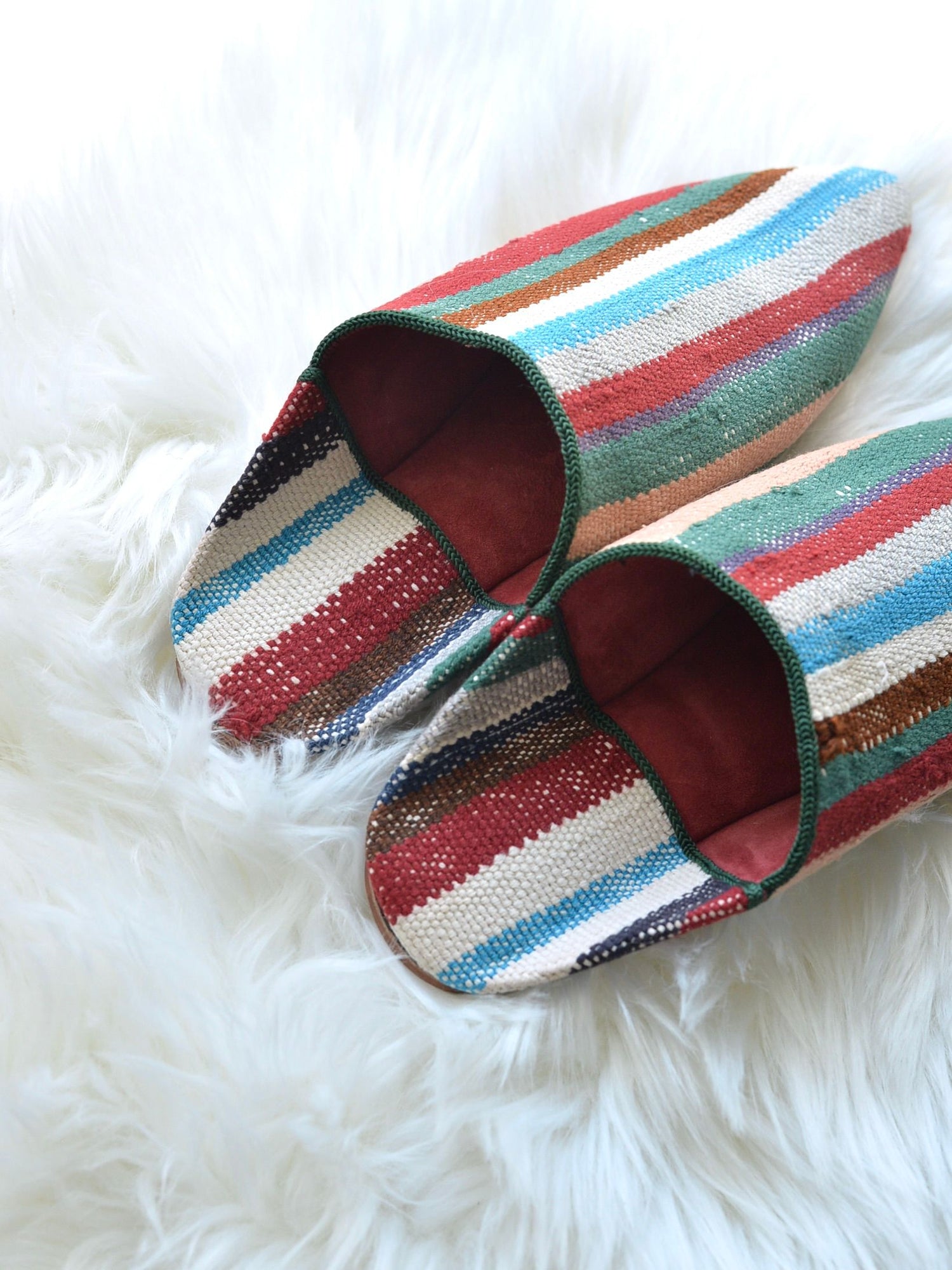 ヴィンテージHIKE 外履きバブーシュ（約24cm)